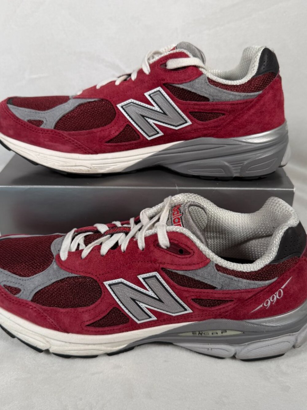 New Balance 990v3 Teddy Santis Athletic Shoes Men Size 11.5 Marblehead M990TF3 - Picture 3 of 13